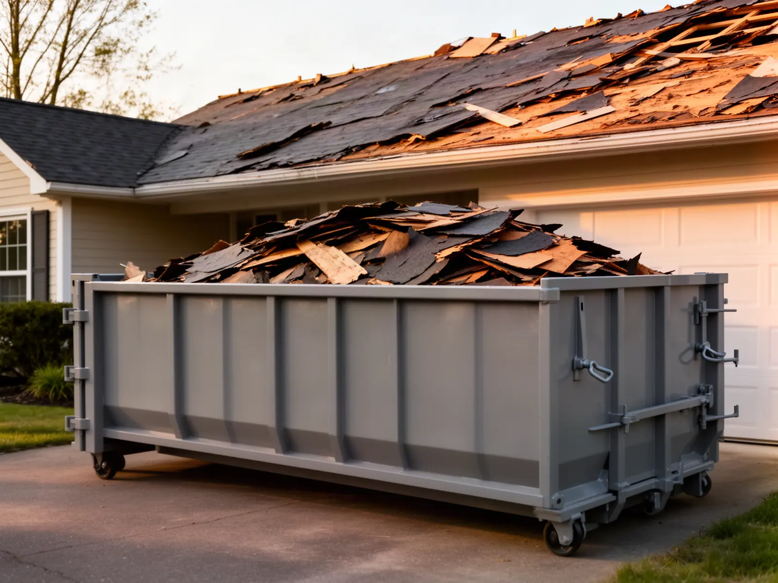 Roll-off dumpster from Full Circle Mini Dumpsters in Huntington Beach, CA
